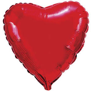 FM Шар (18''/46 см) Сердце, Красный