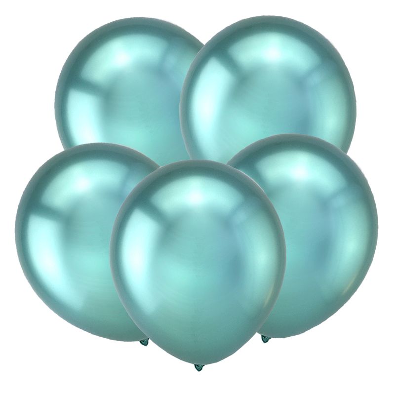 Т 12 Зеркальные шары (Хром) Зеленый /50 шт./