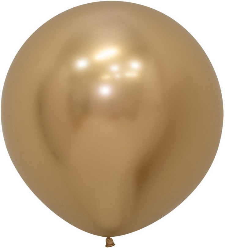 Шар (24''/61 см) Reflex, Зеркальный блеск, Золото (970), хром