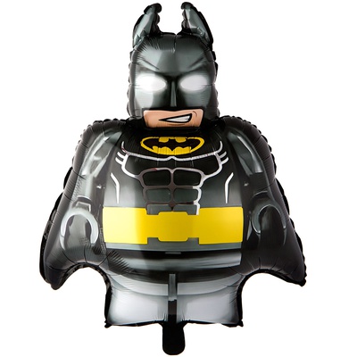 Шар (32''/81см) Фигура, Бэтмен Лего, в упак.