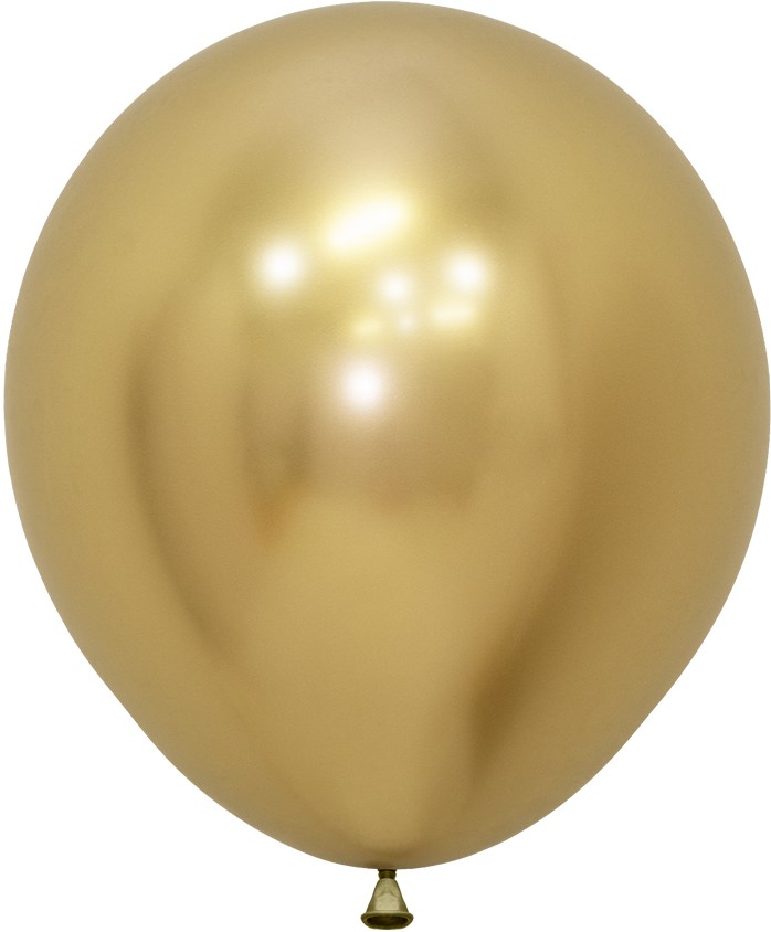 Шар (18''/46 см) Reflex, Зеркальный блеск, Золото (970), хром