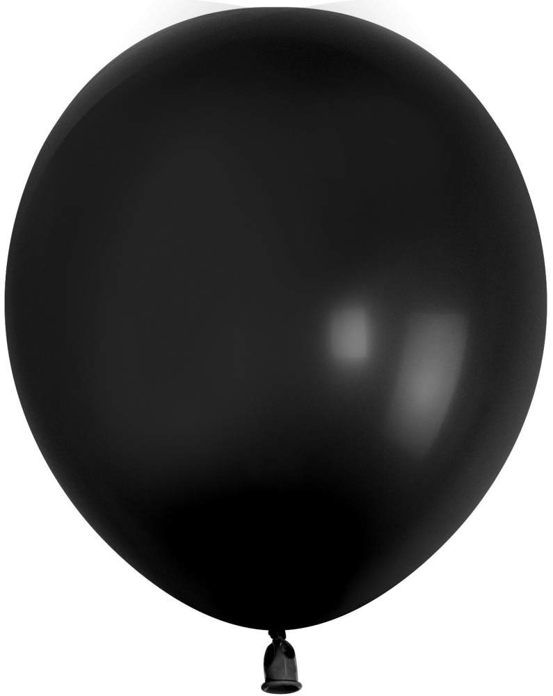 Шар (5''/13 см) Черный (S18/150), пастель, 100 шт.Китай/512