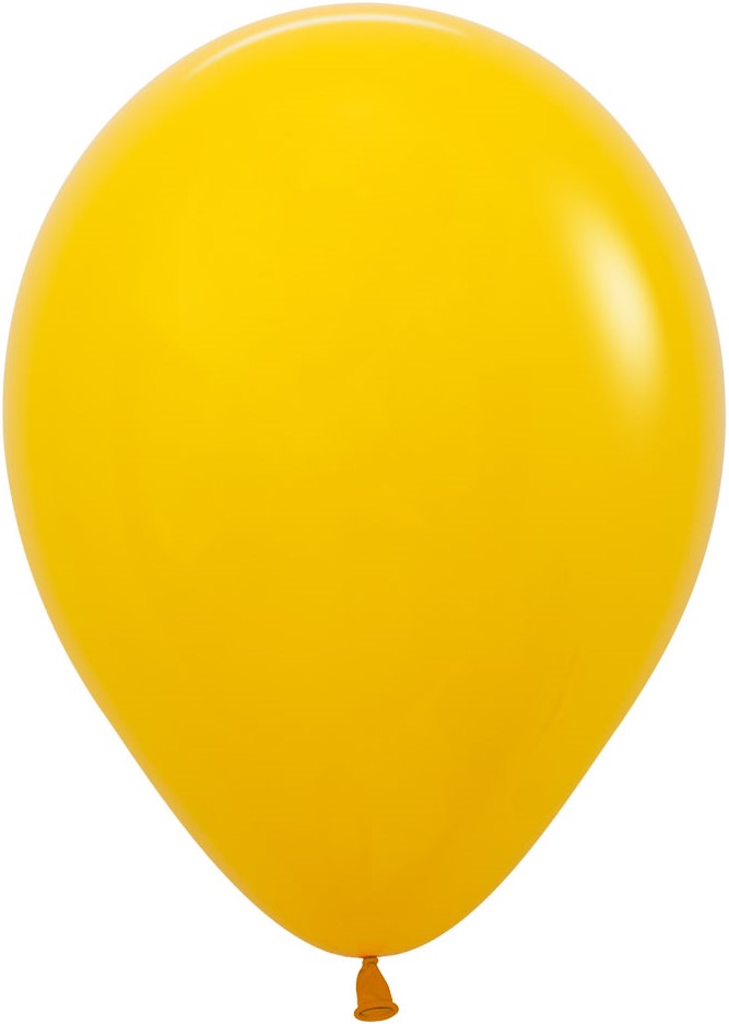 S Шар (5''/13 см) Медово-желтый (021), пастель, 100 шт.