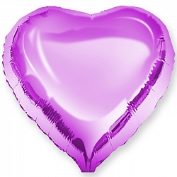 Шар Сердце (18''/46 см), Пурпурный