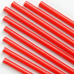 Палочки Красные, диаметр 5 мм, длина 370 мм, (100 шт.)