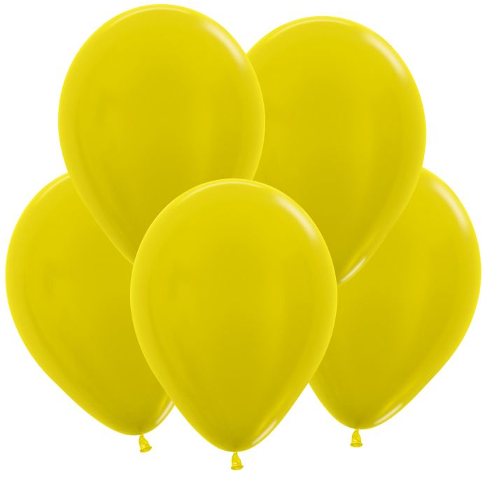 S Метал 12 Желтый / Yellow  / 100 шт. /