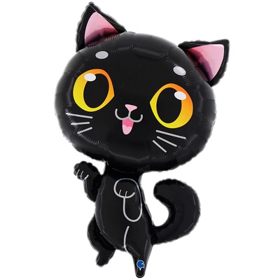 G Шар (29''/74 см) Фигура, Кот черный