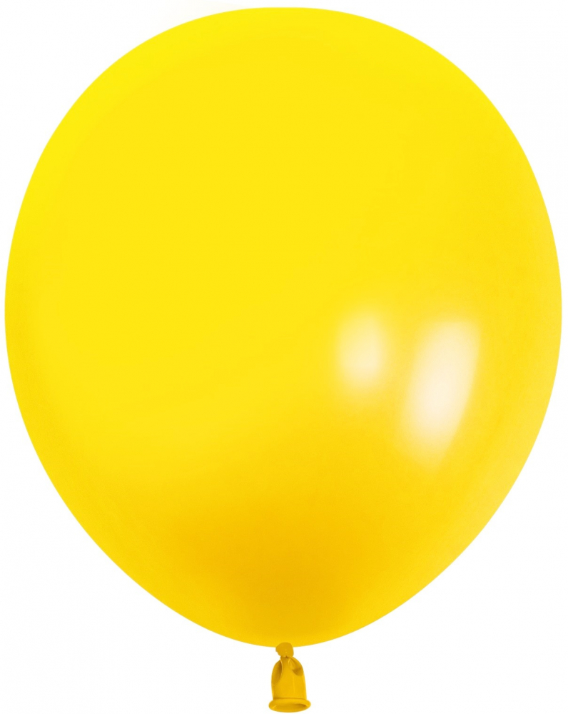 Шар (12''/30 см) Желтый (S55/070), пастель, 100 шт. Китай/512