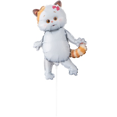 Шар с клапаном (16''/40см) Мини-фигура,Басик Кошечка Ли-Ли