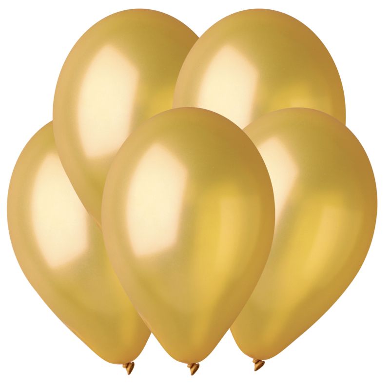 Италия Gemar 10" Металлик Gold, 100 шт.