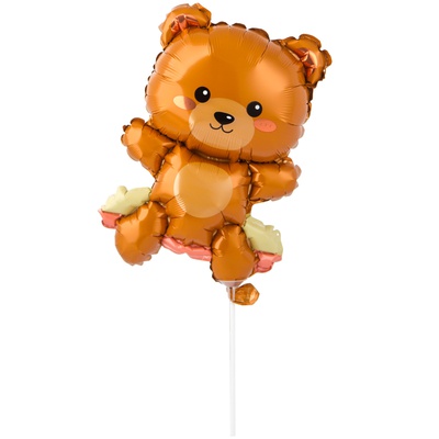 Шар с клапаном (18''/45 см) Мини-фигура, Мишка