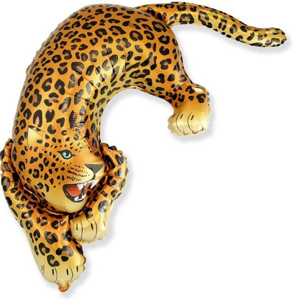 FM Шар (42''/107 см) Фигура, Дикий леопард, 1 шт.