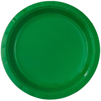 Тарелка зеленая 17см 6шт/G