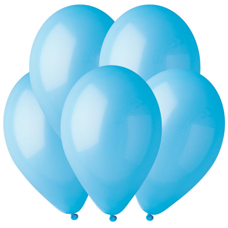 Италия Gemar 10" Пастель Light Blue, 100 шт.