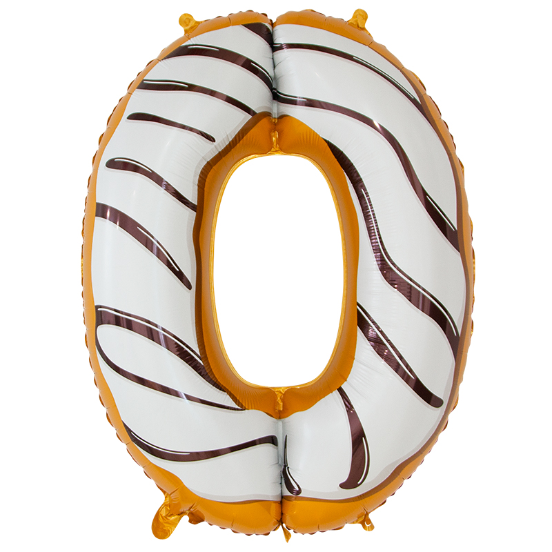 К 34 Цифра 0 Пончик в упаковке / Zero Donut / 1 шт /