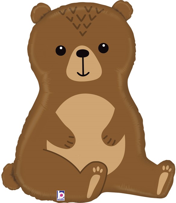 G Шар (29''/74 см) Фигура, Лесной Медведь, 1 шт. 