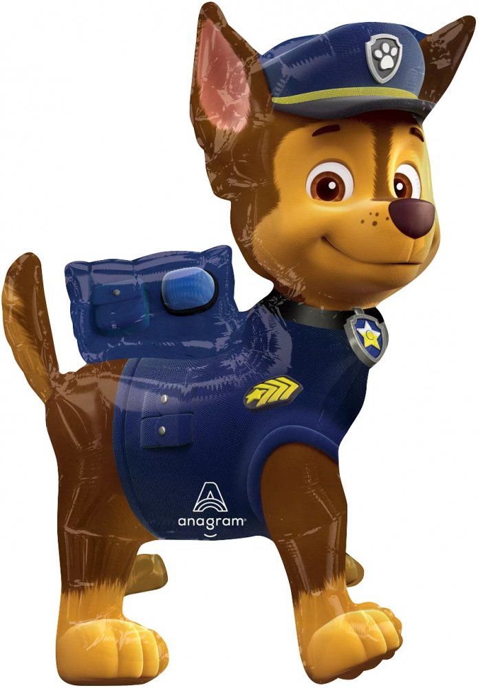 A 24" Ходячая Фигура, Щенячий патруль Гонщик Чейз в упаковке / Paw Patrol Chase 61 см /