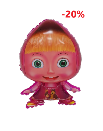 Шар(24"/65см)Фигура,Девочка в косынке стоит,Китай