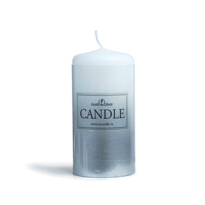 Свеча пеньковая, 50*100мм, серебро, "Candle"