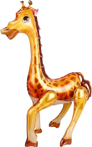 Шар (31''/79 см) Фигура, Жираф, 1 шт. в упак.(воздух)