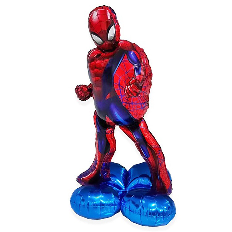 Шар 3D (46''/117 см) Фигура на подставке, Герой Паук, 1 шт. в уп.