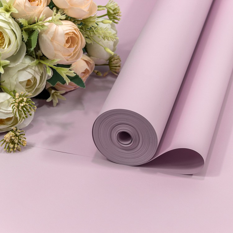 Плёнка 0,59*34м 900г "Корейская" 65мкм Сиреневый-263