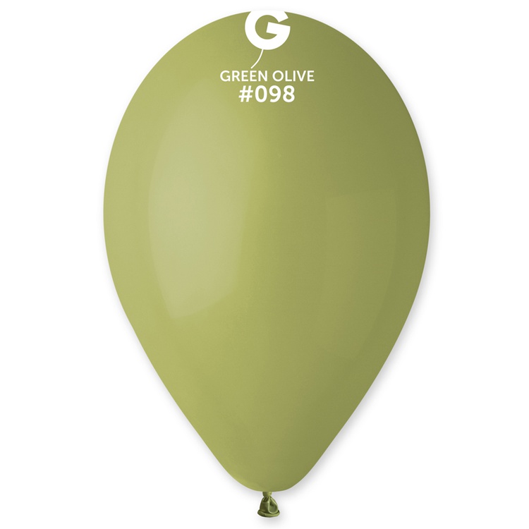 Италия Gemar 12" Пастель Green Olive, 100 шт.