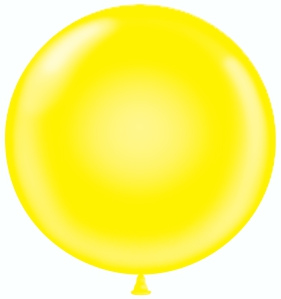 Шар (36''/91 см) Желтый, пастель, 1 шт.