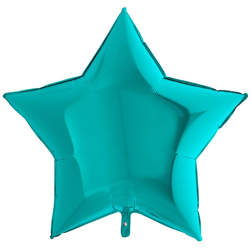 G Шар (36''/91 см) Звезда, Тиффани, 1 шт. в уп.