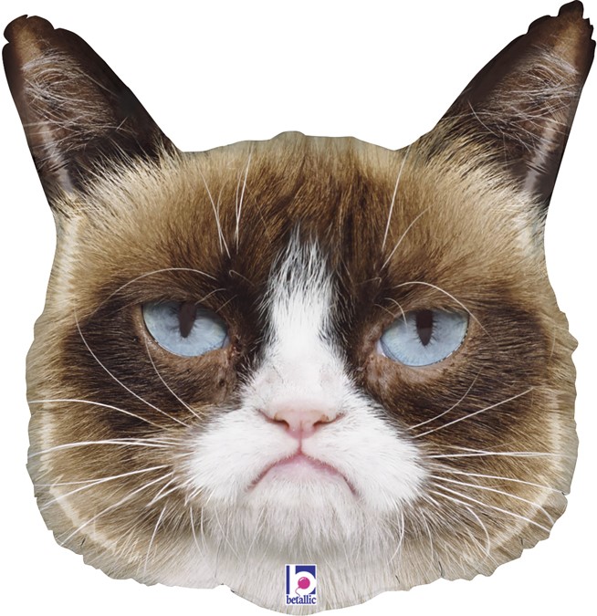 G Шар (24''/61 см) Фигура, Сердитая кошка, 1 шт