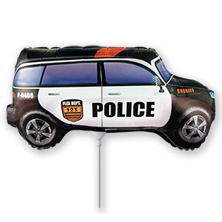 FM Шар 14 Полицейская машина / Police car mini / 1 шт /