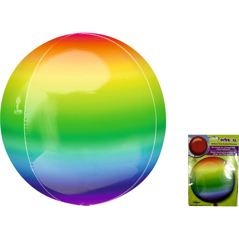 А 16" Сфера 3D Радуга в упаковке / Rainbow Orbz G20 /