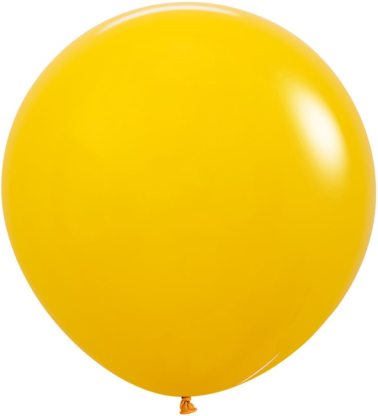 S Шар (24''/61 см) Медово-желтый (021), пастель