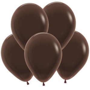 S 10"/25см Пастель Коричневый / Chocolate / 100 шт. /