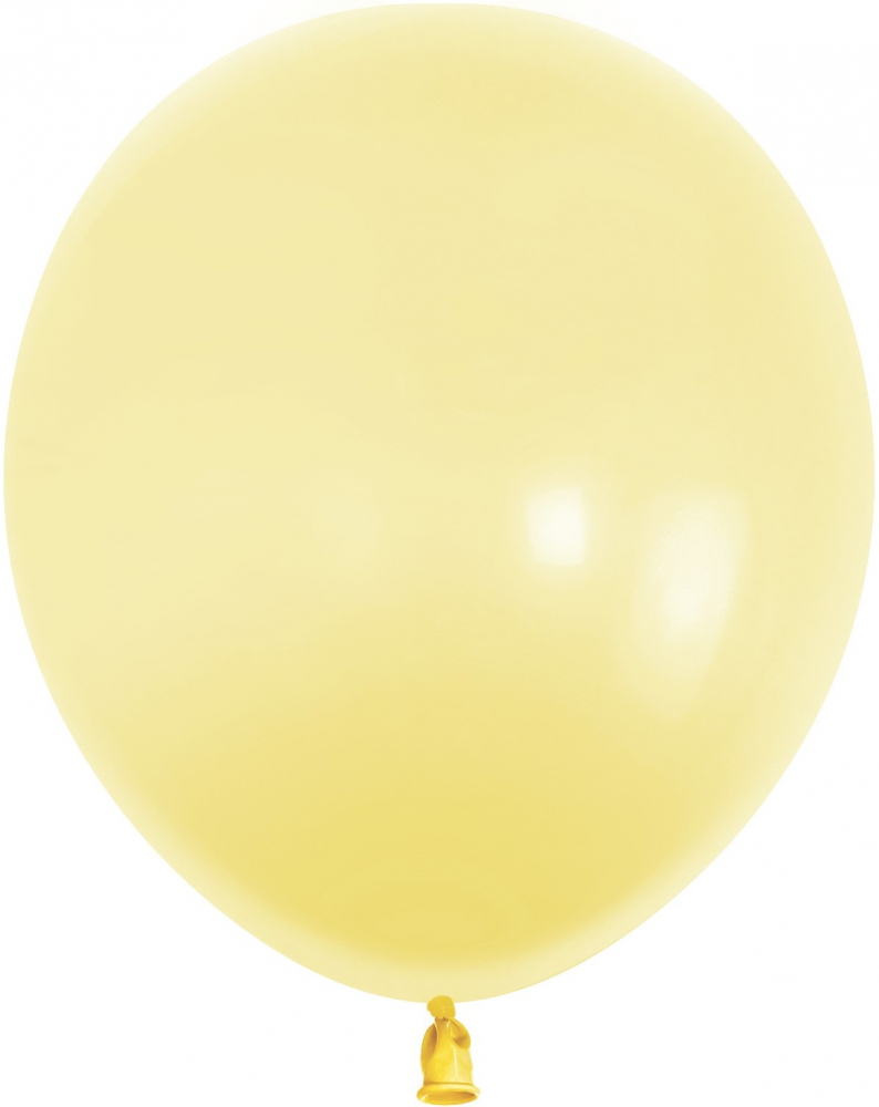 Шар (12''/30 см) Светло-желтый (H2/720), макарунс, 100 шт. Китай/512
