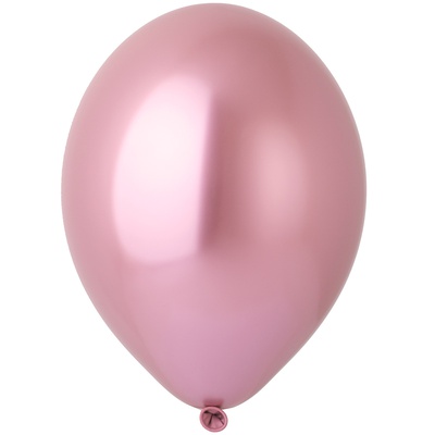 Шар 14" Хром Glossy Pink, BELBAL / 50 шт./
