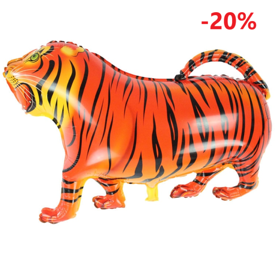 Шар(26"/66см)Фигура,Тигр  из диких животных,Китай 