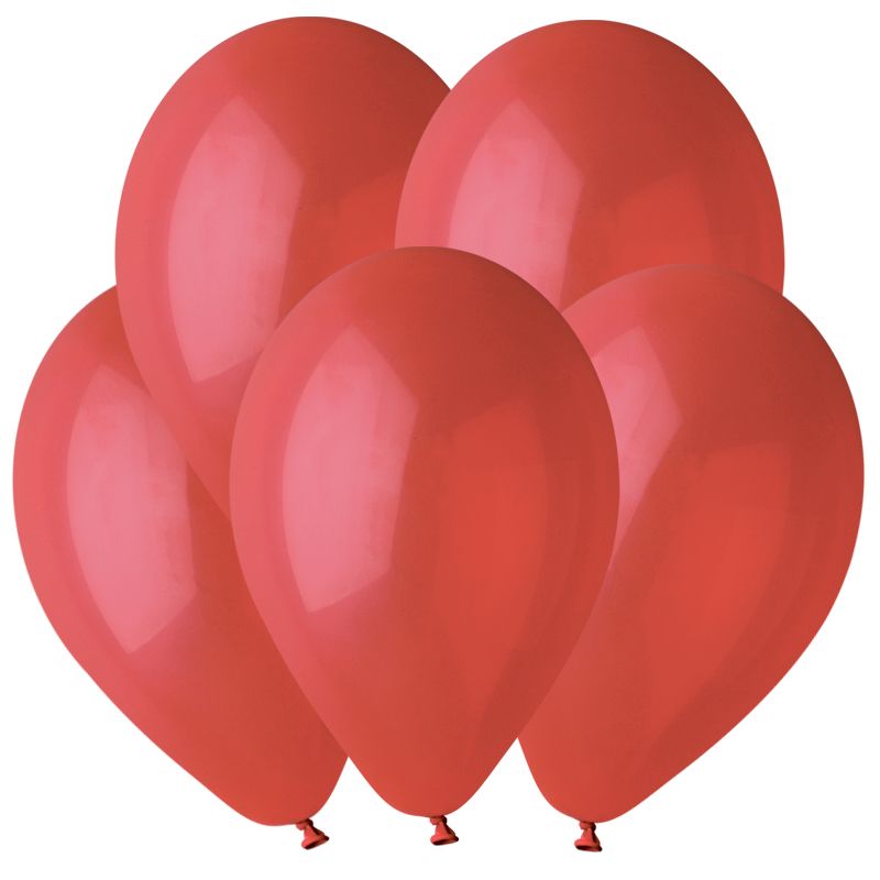 Италия Gemar 5" Пастель Red, 100 шт.