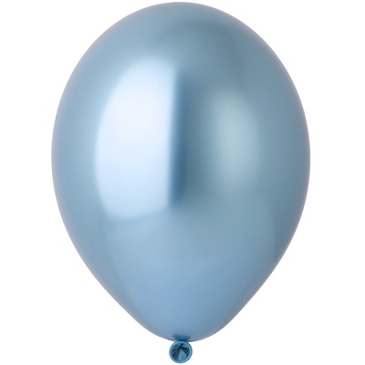 Шар 14"  Хром Glossy Blue, BELBAL / 50 шт./