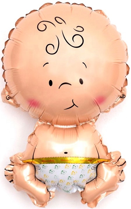 Шар с клапаном (14''/30 см) Мини-фигура, Малыш мальчик,  Китай