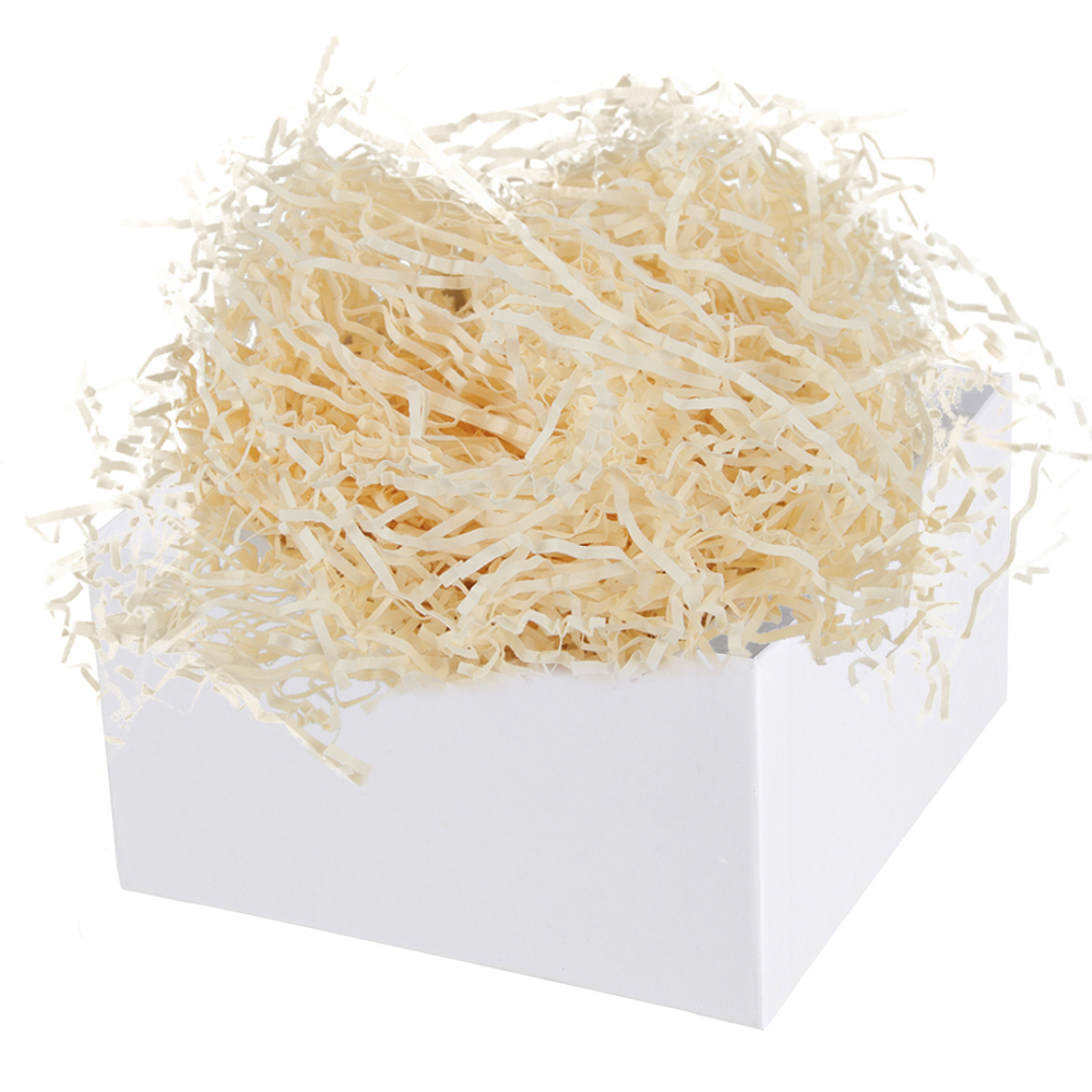 Наполнитель для коробок, бумага, Ванильно-кремовый, 50 г.