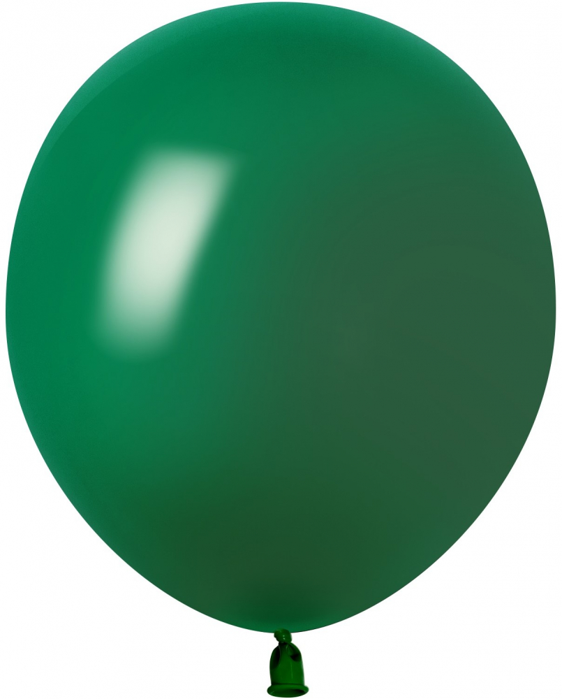 Шар (18''/46 см) Темно-зеленый, пастель, 10 шт. Китай/512