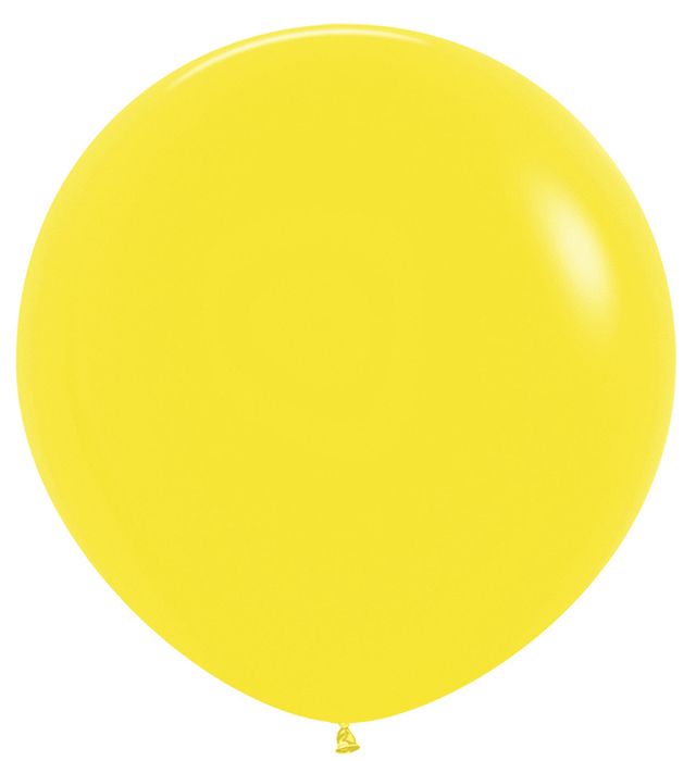 S Шар (24''/61 см) Желтый (020), пастель