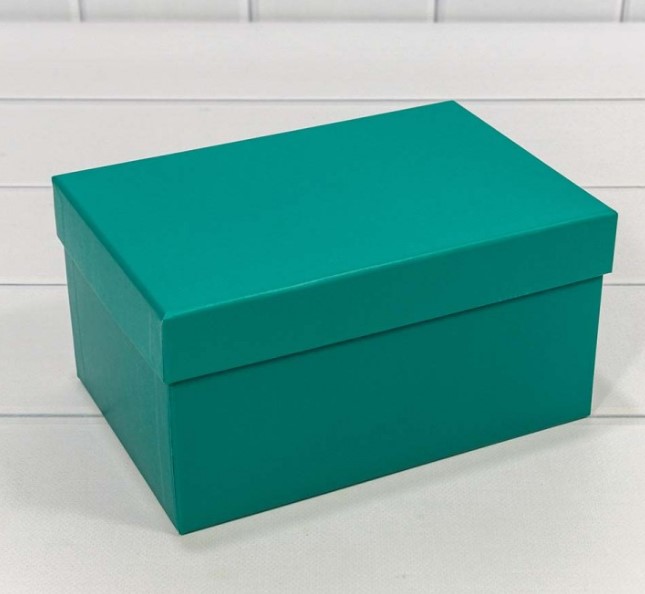 Коробка подарочная Темно-бирюзовый 22*15*11,5 см
