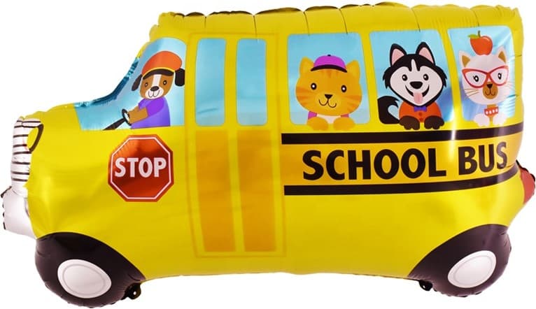 Шар (33''/83 см) Фигура, Школьный автобус, Китай