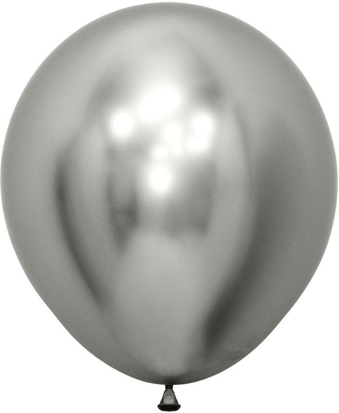 S Шар (18''/46 см) Reflex, Зеркальный блеск, Серебро (981), хром, 1 шт.