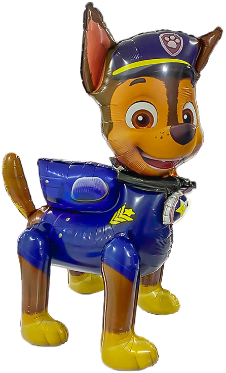 Шар (46''/117 см) Фигура 3D, Щенок Полицейский, 1 шт. в уп.