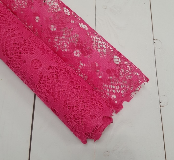 Сетка паутинка-цветы, фуше, 60см*4,5м