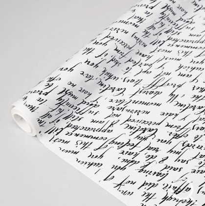 Бумага гладкая Крафт Caroline,Письмо белый 700мм x 10ярд 420гр. 