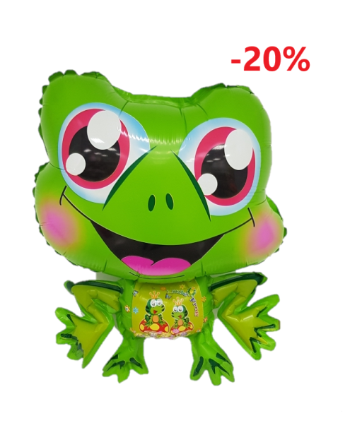 Шар(22"/57см)Фигура,Лягушка зеленая,Китай 